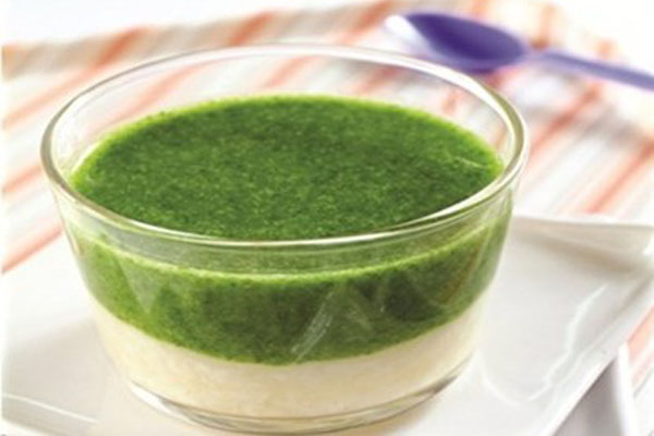 Các món ăn dặm từ cải bó xôi