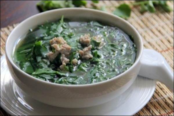 canh rau ngót cho bé ăn dặm từ 12 tháng tuổi