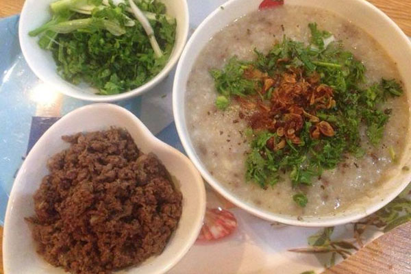 cháo chim bồ câu cho bé