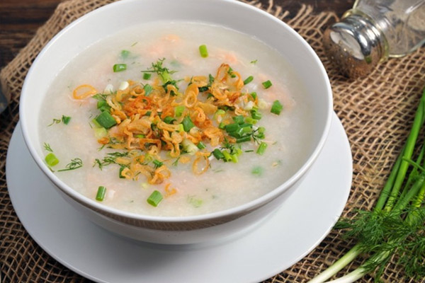 cháo cá biển giàu vitamin D