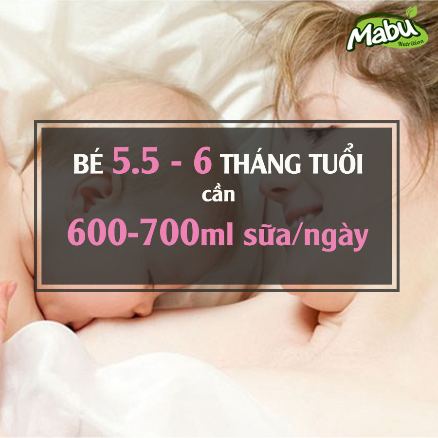 lượng sữa một ngày của bé