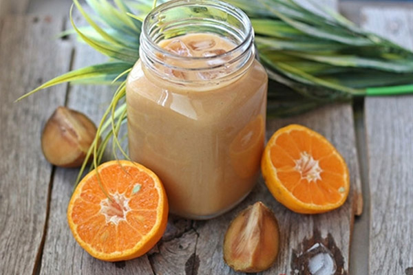 hồng xiêm cho bé ăn dặm